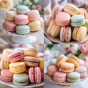 images, describing the macarons 